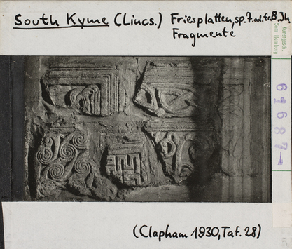 Vorschaubild South Kyme (Lincs.) Friesplatten, sp. 7Jh. und fr. 8 Jh., Fragmente Diasammlung